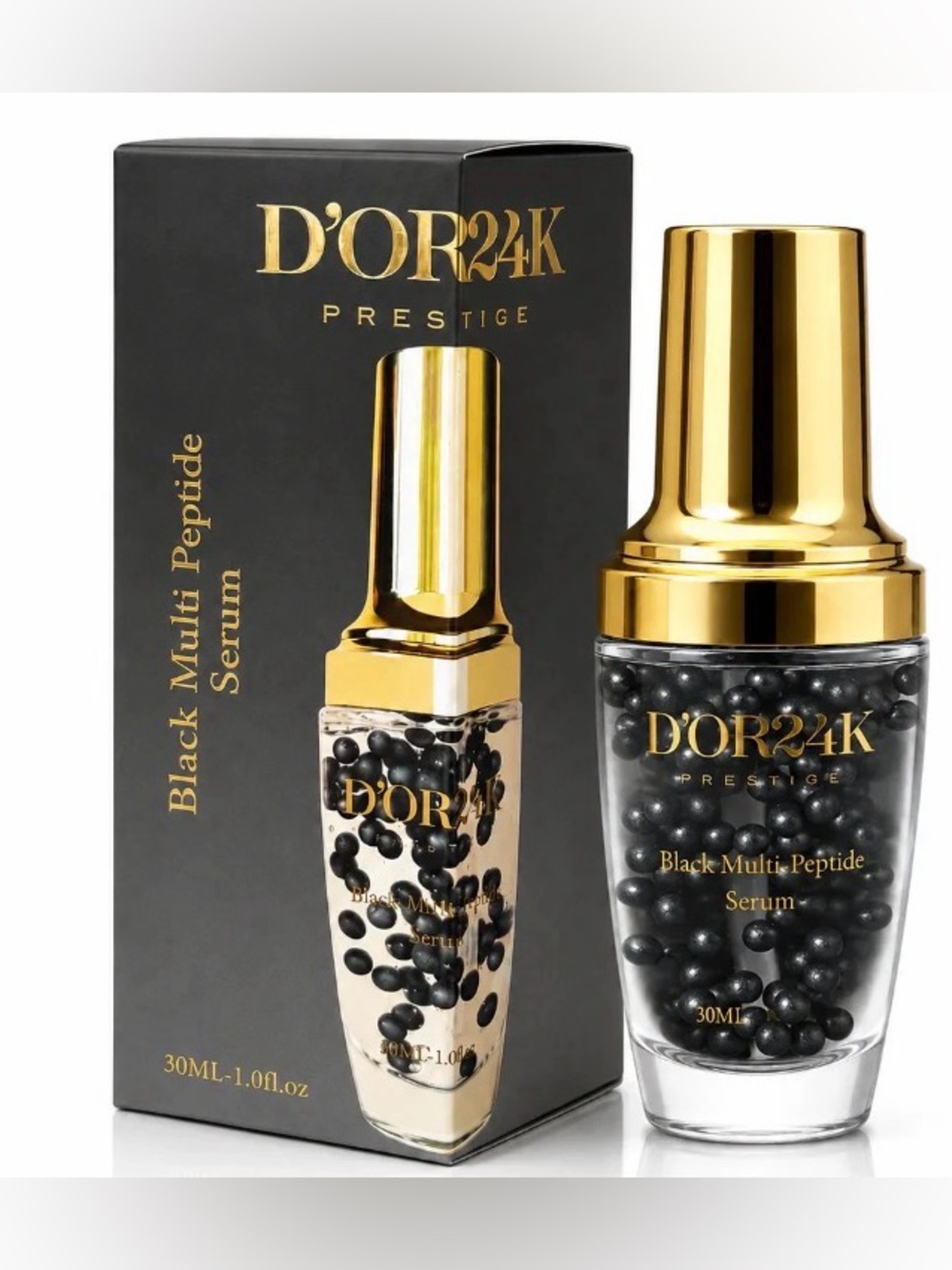 D’OR24K Prestige  Black Multi Peptide Serum